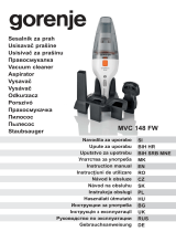 Gorenje MVC148FW Návod na obsluhu