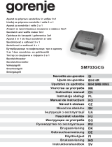 Gorenje SW-008 Používateľská príručka