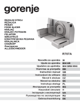 Gorenje RAM8ST Používateľská príručka