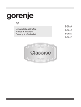 Gorenje GW6D41CLB Návod na obsluhu