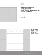 Gorenje EC5111WG Návod na obsluhu