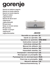 Gorenje JM20W Používateľská príručka