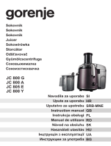 Gorenje KA-J7001 Návod na obsluhu