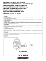 Dolmar SP76504R Návod na obsluhu