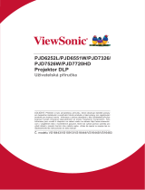 ViewSonic PJD7326 Užívateľská príručka