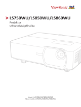 ViewSonic LS850WU Užívateľská príručka