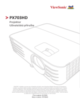 ViewSonic PX703HD Užívateľská príručka
