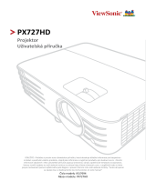 ViewSonic PX727HD Užívateľská príručka