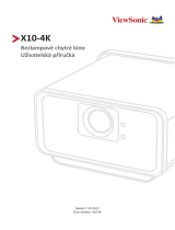 ViewSonic X10-4K Užívateľská príručka