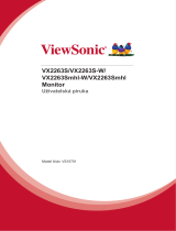 ViewSonic VX2263Smhl-W Užívateľská príručka