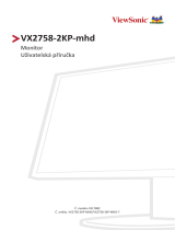 ViewSonic VX2758-2KP-MHD Užívateľská príručka