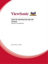 ViewSonic XG2703-GS-S Užívateľská príručka