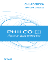 Philco PC 1652 Návod na obsluhu