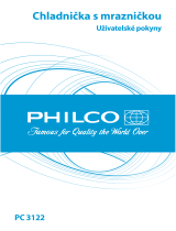 Philco PC 3122 Návod na obsluhu