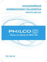 Philco PC 3181 N Návod na obsluhu