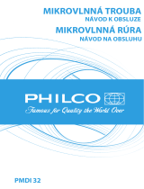 Philco PMDI 32 Návod na obsluhu