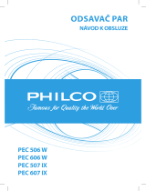 Philco PEC 506 W Návod na obsluhu