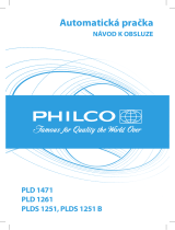 Philco PLDS 1251B Návod na obsluhu