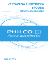 Philco POB 17 STX Návod na obsluhu