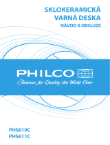 Philco PHS 610 C Návod na obsluhu