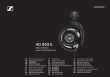 Sennheiser HD 800 S Používateľská príručka