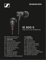 Sennheiser IE800S Používateľská príručka