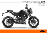 KTM 125 Duke DE 2011 Návod na obsluhu