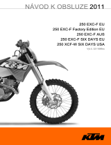 KTM 250 EXC-F Factory Edition EU 2011 Návod na obsluhu
