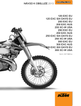 KTM 300 EXC 2013 Návod na obsluhu