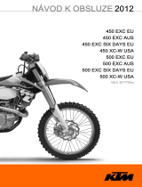 KTM 500 EXC AU 2012 Návod na obsluhu