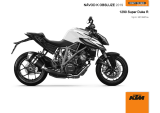 KTM 1290 Super Duke R EU 2019 Návod na obsluhu