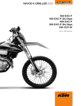 KTM 450 EXC-F Six Days 2020 Návod na obsluhu