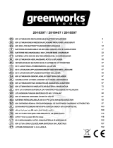 Greenworks G60B4 Návod na obsluhu