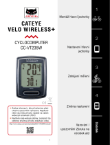 Cateye Velo Wireless+ [CC-VT235W] Používateľská príručka