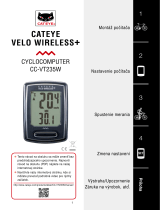 Cateye Velo Wireless+ [CC-VT235W] Používateľská príručka