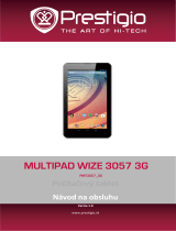 Prestigio MultiPad WIZE 3057 3G Používateľská príručka