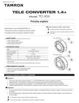 Tamron TC-X14 Používateľská príručka