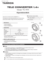 Tamron TC-X14 Používateľská príručka