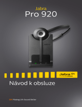 Jabra Pro 920 Duo Používateľská príručka