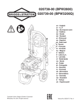 Simplicity PRESSURE WASHER CE 2800/3200 BRIGGS & STRATTON MODEL 020738-00, 020739-00 Používateľská príručka