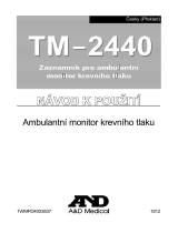 AND TM-2440 Používateľská príručka