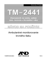 AND TM-2441 Používateľská príručka