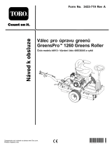 Toro GreensPro 1260 Greens Roller Používateľská príručka