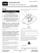 Toro HoverPro 400 Machine Používateľská príručka