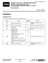 Toro Roll-Over Protection System, Workman 1100/2100/e2000/MD/MDE/MDX/MDX-D Series and Twister Utility Vehicle Návod na inštaláciu