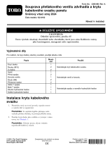 Toro Elevator Pressure Relief and Console Wire Harness Protection Kit, 2024 Directional Drill Návod na inštaláciu