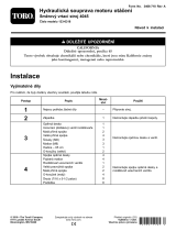 Toro Rotation Motor Hydraulic Kit, 4045 Directional Drill Návod na inštaláciu