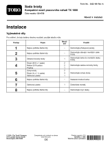 Toro Brake Kit, TX 1000 Compact Tool Carrier Návod na inštaláciu