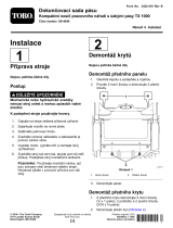 Toro Track Completion Kit, TX 1000 Narrow Track Compact Tool Carrier Návod na inštaláciu