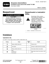 Toro Battery Kit, TX 1000 Compact Tool Carrier Návod na inštaláciu